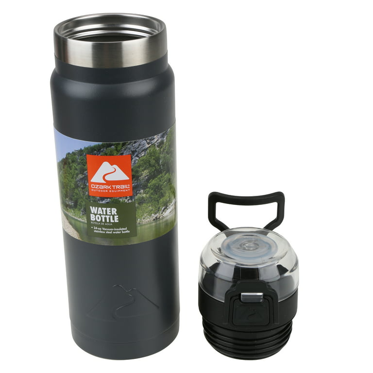 Ozark Trail Double-Wall Tritan Water Bottle - Clear - 24 oz