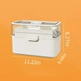 thumbnail image 3 of Cqxid Storage Box Under $25 Home Textile Storage 3 Tier Portable Storage Box Organizer With Removable Small Box & Proof Family Size With Transparent Visual Design Suitable For Home, 3 of 9
