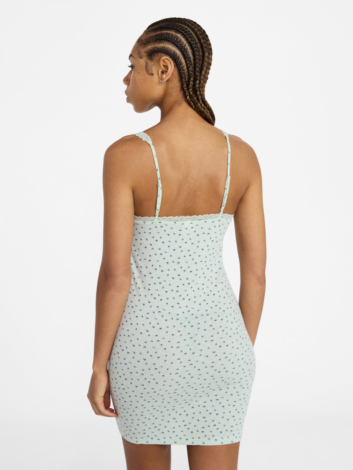 No Boundaries Sleep Pointelle Slip, Women's XXS-3X