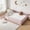 Pink, variant on Sailvan Queen Floor Bed with Fence and Door, Solid Wood Kids Platform Bed Frame Grey