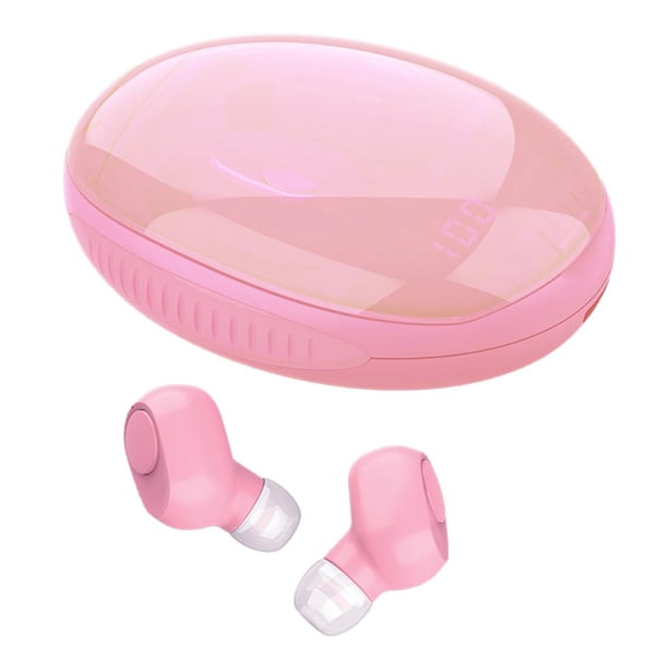 Auriculares Bluetooth 5.0 Inalámbricos en la oreja Auriculares Auriculares Auriculares con estuche de carga Rosado Sunnimix auriculares bluetooth inalámbricos