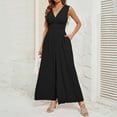 thumbnail image 6 of Women Fashion Summer Sleeveless Stylish Waist Sleeveless Jumpsuit Corduroy Womens Jumpsuit Long Sleeve Pretty Clothes for Women Strapless Jumpsuits for Women Jumpsuit Women New Years Outfit Women Sac, 6 of 8