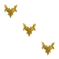 thumbnail image 2 of relayinert Fine Workmanship Rhinestone Patches Embroidered Elegance For Special Occasion yellow 3Set, 2 of 6