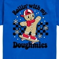 thumbnail image 3 of Instant Message - Rollin With My Doughmies Christmas - Toddler & Youth Short Sleeve Graphic T-Shirt, 3 of 6