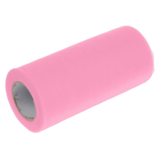 Rollo de tul de 25 yardas, , boda, lazo, , regalo, embalaje, tela, decoración, adornos Rosado Yuyangstore Rollo de tela de tul