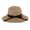 Khaki, variant on Fisherman Bucket Hat for Outdoor Sun Protection Wide Brim Summer Beach Cap