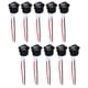 thumbnail image 4 of 10 Uds reemplazo 12V interruptor basculante redondo Spst 2 pines 2 posiciones 20mm accesorio precableado para automoción RV ligero, 4 of 8
