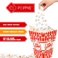 thumbnail image 7 of Poppy's Small Popcorn Boxes – 100 Pack 30 Oz Concession-Grade Popcorn Buckets, Popcorn Machine Accessories for Popcorn Bars, Movie Nights, Concessions, 7 of 7