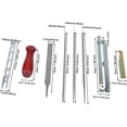 thumbnail image 4 of 8Pcs/Set Chainsaw Files Depth Gauge Chain Chain Saw Sharpening Saw Files Set Chain Sharpening Tool Kit, 4 of 5
