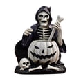 thumbnail image 2 of BKER Halloween Pattern Decoration House Decoration Witch Skeleton Resin Crafts Party Decoration Props, 2 of 4