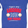 thumbnail image 4 of Inktastic That's My Awesome Sister out There with Volleyballs Boys or Girls Baby Bodysuit, 4 of 5