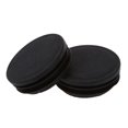 thumbnail image 2 of 12 x Capuchons d'Insertion de Tube Rond en Plastique Noir 50mm Dia, 12 x Insert de Tube Rond, Noir, 2 of 5