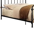 thumbnail image 4 of Benjara Metal Eastern King Bed with Gold Accent- Black, 4 of 6