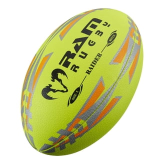 Swing Sports Rugby Ball - White Black and Blue Size 5 Match Rugby