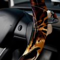 thumbnail image 5 of Leopard 14.5 Inch Printing PVC Leather Car Wheel Cover Steering Wheel Covers Auto Accessories, 5 of 6