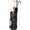 Ink Black, variant on Umbrella Stand, Metal Umbrella Holder for Entryway, with Water Tray and 4 Hooks