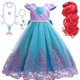 thumbnail image 1 of Vestido de princesa para niña, disfraz de sirenita, Halloween, Carnaval, fiesta, cumpleaños, Cosplay Fivean unisex, 1 of 2