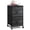Charcoal Black Wood Grain Print, variant on GALAXHERO 2 Drawer File Cabinet, Rolling Printer Stand Filing Cabinets for Home Office, Fabric Vertical File Cabinet Fits A4 or Letter Size, Fits A4 or Letter Size, White