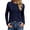 Navy, variant on Long Sleeve Shirts for Women 2026 Spring Ribbed Crewneck Casual Basic Plain Tshirt Blouse Undershirt