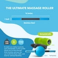 thumbnail image 2 of RAD Rod Mini – Compact Deep Tissue Massage Roller Stick – Travel-Ready Myofascial Release Tool for Legs, Back, Neck, Arms & Shoulders – Muscle Roller, 2 of 6