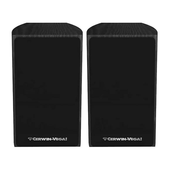 Cerwin-Vega LA Series 110-Watt-Peak LA14 Bookshelf Speaker Set, 2 Count (Black), LA14B