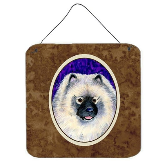 Keeshond Aluminium Metal Wall Or Door Hanging Prints