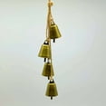 thumbnail image 4 of Christmas Cow Bell under $5! Xqxayjr Vintage Metal Cowbell with Rope, Christmas Rustic Bell Hanging Decor, Shabby Chic Wall Accent for Fireplace and Doorway, 4 of 6
