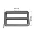 thumbnail image 2 of Uxcell Tri-Glide Slide Buckle for Metal Webbing Straps, Adjustable Fastener for Backpacks and Clothing Accessories Gray-Black, 2 of 6