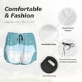 thumbnail image 4 of Balery Bathtub with Soap Bubbles Pantalones cortos deportivos para mujer con forro y dos bolsillos, elásticos, para entrenamiento, gimnasio, yoga-X-Large, 4 of 7