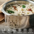 thumbnail image 6 of Tramontina Utsava 1.75-Quart Tri-Ply Clad Stainless Steel Tope/Patila with Lid - Induction & Oven Safe, 6 of 11