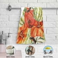 thumbnail image 4 of Pumpkins Colorful Autumn Hand Towels for Bathroom, Fall Harvest Kitchen Towel 2 PCS Ultra Soft and Highly Absorbent Decorative Fingertip Face Bath Towels for Spa & Hotel, 28.3"x 14.4", 4 of 4
