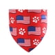 thumbnail image 3 of Pañuelo de Saliva para Mascotas, Pañuelo con Bandera, Bufanda para El Día de La Independencia de Gatitos y Perros, 3 of 5