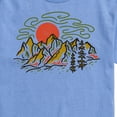thumbnail image 2 of Instant Message - Colorful Mountains - Men's Short Sleeve Graphic T-Shirt, 2 of 6