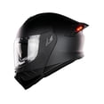 thumbnail image 1 of Casco Abatible De Moto Kov Turbo Negro Mate Con Luz Led, 1 of 5
