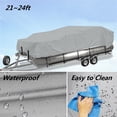 thumbnail image 3 of Labwork 21-24 Boat Cover Waterproof Trailerable Heavy Duty Pontoon Beam 102, 3 of 7