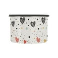 thumbnail image 2 of Polka Dot Hearts Airtight Coffee Bean Canister 30oz Food Storage Containers with Lids For Gournd, Tea, Sugar, Flour, Rice, Cereal, Candy Cookie Jar, 2 of 8