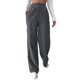 thumbnail image 1 of Pantalones Sueltos De Mujer Cintura Alta Color Puro Cierre De Botón Pantalones Largos Rectos para Mujer Gris Oscuro S, 1 of 4