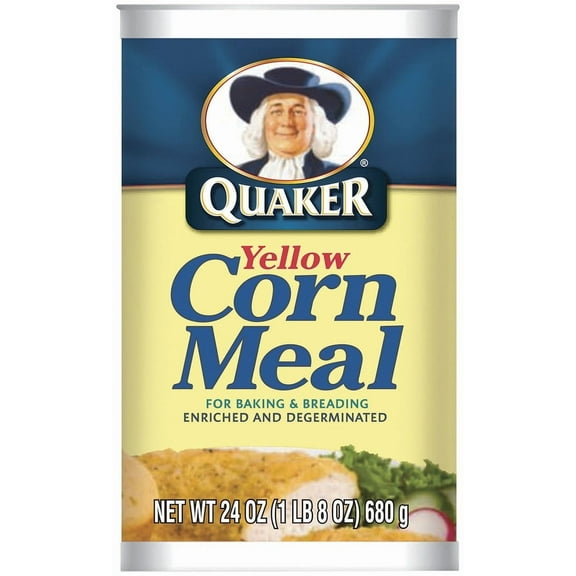 Quaker Corn Meal Yellow Enriched & Degerminated, 24 oz