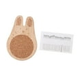 thumbnail image 4 of Cojín de alfileres de costura Cojín de madera Soporte para alfileres Suministros portátiles para manualidades Conejo, 4 of 9