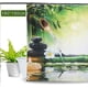 thumbnail image 2 of Waterproof and mildew proof shower curtain, polyester fabric, machine wash shower curtain with 12 hooks, bathroom 180x180cm (bamboo green), 2 of 5