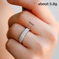 thumbnail image 5 of Elegant Cocktail Promise Ring Ladies Gift for Wife High Quality Comfortable Fit CZ Cubic Zirconia Ring Ideal Jewelry Gift Comes in Elegant Box, 5 of 7
