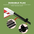 thumbnail image 3 of Parking Feather Flag(11.5feetX2.5feet) by DreamController | Outdoor Business Advertising Tall Flag | Weather-Resistant Knitted Swooper Flag | Made in USA | HD Print (Flag Only), 3 of 4