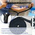 thumbnail image 2 of Sailors Locker Blue 5/8" inch x 25' foot Double-Braided Nylon Dock Line with chafe protected 24" inch pre-spliced eye loop, 2-Pack, 2 of 6