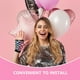 thumbnail image 2 of 1 par de guantes sin dedos de rejilla de doble capa coloridos para mujer, adecuados para fiestas de los 80, bodas, eventos punk, cómodos y duraderos, 2 of 8