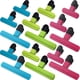 thumbnail image 1 of Paquete de 18 clips grandes para bolsas de chips, clips para bolsas para almacenamiento de alimentos, agarre hermético de plástico resistente para refrigerios, café, verduras, frutas, 1 of 5