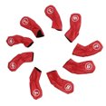 thumbnail image 1 of Club Headcovers,  Iron Head Covers Practical Dustproof 9Pcs With Numbers For Court Red,Blue,Black,White, 1 of 8