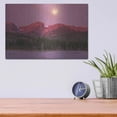 thumbnail image 4 of Luxe Metal Art 'Harvest Moon over Hallett Peak - Rocky Mountain National Park' by Darren White, Metal Wall Art, 16"x12", 4 of 7