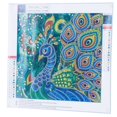 thumbnail image 2 of Pintura De Diamante De Pavo Real, Pintura De Diamante DIY 30x30cm Lienzo Para Entretenimiento Para Sala De Estar Dormitorio Porche Mgaxyff Home Supplies, 2 of 8