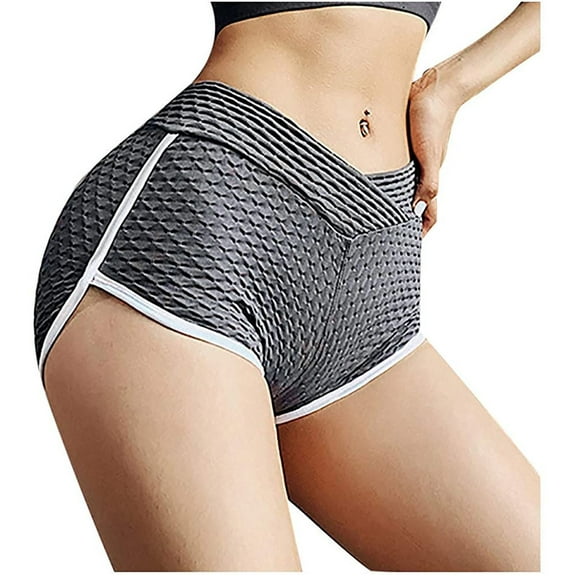 Ichuanyi Womens Yoga Pants, Women Basic Slip Bike Shorts Compression Workout Leggings Yoga Shorts Pants