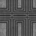 thumbnail image 1 of Ahgly Company Indoor Square Patterned Gray Area Rugs, 7' Square, 1 of 6